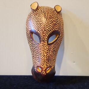 Kenyan leopard Print Decorative Mask